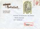 Bruxelles 402 - Affranchissement Multiple - BELGIQUE - LETTRE RECOMMANDEE - 1981 - Covers & Documents