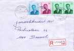 Torhout 190 - Affranchissement Multiple - BELGIQUE - LETTRE RECOMMANDEE - 1995 - Lettres & Documents