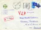 Boussu 510 - Affranchissement Multiple - BELGIQUE - LETTRE RECOMMANDEE - 1979 - Covers & Documents