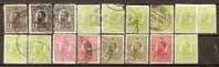 Romania 1909  (o) Shades And Perforation Varieties. - Used Stamps
