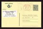 EP 190   III. F  + Cachet 1 Fr. P024 - Oblitération " WANDRE - 20/1/1983 ". - Postcards 1951-..