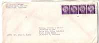 GOOD USA Postal Cover 1952 - Nice Stamped: Liberty - Streep Of 4 - Covers & Documents