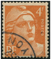 Pays : 189,06 (France : 4e République)  Yvert Et Tellier N° :  808 (o) - 1945-54 Maríanne De Gandon