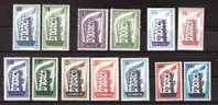 EUROPA 1956 - ANNEE COMPLETE : 13 Valeurs- TIMBRES NEUFS** LUXE- COTE : 725 E - 1956