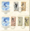 Jeux Olympiques 1964 Innsbruck  Burundi  FDC Ski Alpin, Patinage Sur Glace, Hockey - Hiver 1964: Innsbruck