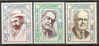 BULGARIA \ BULGARIE - 1986 - Anniversaire  De La Naissance De Personnages Celebre - 3v ** - Nuovi