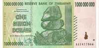 ZIMBABWE  1 Billion Dollars  Emission De 2008     ***** BILLET  NEUF ***** - Simbabwe