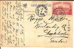 CH-AP001b/  CHINA - Mandschukuo Nach Schweden 1916 (Mukden) Brief, Cover, Letter, Lettre - 1932-45 Manchuria (Manchukuo)