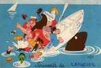 48  Souvenir De LANGOGNE ,illustrateur Dubout - Langogne