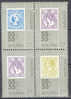 Netherlands Mi. 1083-85 Block Of 4 AMPHILEX '77 1977 MNH** - Blocchi