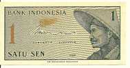 1 Sen  "INDONESIE"     Usagé - Indonesië