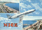 Nice 1965 / La Promenade Des Anglais / Air France / Vliegtuig  Avion Airplane - Transport Aérien - Aéroport