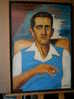 - PORTRAIT D´ANDRE STEVENS PAR A. HORRIERE  .. HUILE SUR TOILE SIGNEE TITREE ET DATEE 1989 - Oelbilder