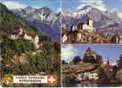 CPSM - Liechtenstein - Vaduz - Sargans - Werdenberg - Blason - Coul - Ann 70 - - Liechtenstein