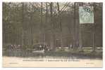 Cpa , 94 , FONTENAY SOUS BOIS , Embarcadaire Du Lac Des Minimes , Animée , Colorisée , Voyagée - Fontenay Sous Bois