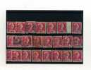 -  FRANCE 1950/59  . VARIANTES SUR LE 15f  MARIANNE DE MULLER . - Used Stamps