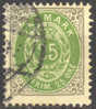 Denmark Mi. 29 I Y B 25 øre Numeral 1898 Straight Frame Perf 12 3/4 Wmk Big Crown €24,- - Oblitérés