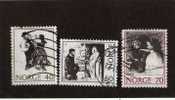 Norway - Norge - Legands And Flok Tales By Erik Werenskiold   - Scott # 579-581 - Used Stamps