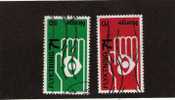 Norway - Norge - Hand, Heart And Eye   - Scott # 572-573 - Used Stamps