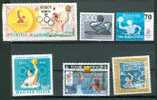 WATER-POLO : Lot N°02 De 6 Timbres Différents Monaco - Yougoslavie - Hongrie -  Mexique - Sao Tome - Wasserball