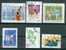 VOLLEY-BALL : Lot N°04 De 6 Timbres Différents Cuba - Corée - URSS - Mongolie - Afghanistan - Pallavolo