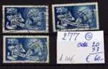 Sarre 1950, Admission Au Conseil De L’Europe, N° 277 Belle Ø   Cote 60 E Le Lot - Used Stamps