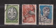 NVPH Netherlands Nederland Pays Bas Niederlande Holanda 293-295 Used; Padvinderij, Scouting, Scoutisme, Scoutismo 1937 - Gebraucht