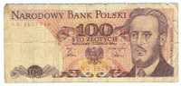 100 Zlotych " POLOGNE "   1986   Usagé - Polonia