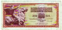 100 Dinars " Yougoslavie "      Usagé - Yugoslavia