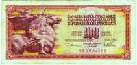 100 Dinars " Yougoslavie "      Usagé - Yugoslavia