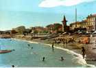 CPSM.  CAGNES SUR MER. LA PLAGE DE GROS DE CAGNES. - Cagnes-sur-Mer