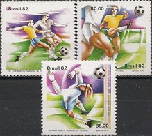 BRAZIL - COMPLETE SET SPAIN'82 FIFA WORLD SOCCER CUP 1982 - MNH - 1982 – Espagne