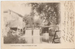 C . P . A   (   CASTELJALOUX  " Chute Du Moulin De L´asne   " Belle  Prise  1902 ) - Casteljaloux