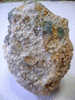 FLUORINE VERTE SUR QUARTZ BLANC 10,5 X 7,5 Cm MARSANGES - Minerals