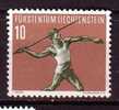 Q1961 - LIECHTENSTEIN Yv N°304 ** SPORT - Unused Stamps