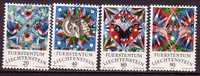 Q1663 - LIECHTENSTEIN Yv N°599/602 - Used Stamps