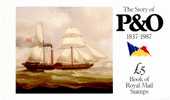 GB / UK / England £5 The Story Of P&O Steam Navigation Company Complete MNH ** Prestige BOOKLET 1987 - Postzegelboekjes