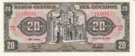 20 Sucres, 1986 Ecuador Currency Banknote, Uncirculated Krause #121Aa - Ecuador