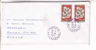 GOOD FRANCE Postal Cover To GREAT BRITAIN 1974 - Nice Stamped: Stamps Exhibition - Briefe U. Dokumente