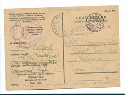 Pol161a/- POLEN - Internierten Post Aus Ungarn. Lwow Russ. Polen 1940 - Gefängnislager