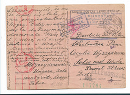 Pol162a/- POLEN - Interniertenpost Aus Ungarn 1941 - Campo Di Prigionieri