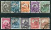 ● HONGRIE - UNGHERIA - 1926 / 27 -  N.  379  / 88  Usati , Serie Completo -  Lotto  372 - Unused Stamps
