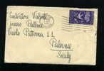 S113 COVER ENGLISH POSTAGE 3D TO ITALY 1946 - Brieven En Documenten