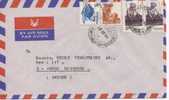 India Air Mail Cover Sent To Sweden 22-10-1985 - Corréo Aéreo