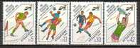 BULGARIA / BULGARIE - 1988 - Championnats D'Europe De Football - 4v ** - Neufs