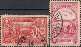 BRAZIL - COMPLETE SET OPENNING OF BRAZILIAN PORTS TO COMMERCE 1908 - USED - Usati