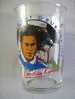 VERRE A MOUTARDE PUBLICITAIRE DECORE  FOOT  CHRISTIAN KAREMBEU - Vasos