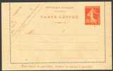 Frankreich Mi.N° K 33 ?** Y&T N° 135 CL1a4 ? ** Kartenbrief Entiers Carte Lettre Avec Date 350 ?? Mit Druckdatum 350 - Letter Cards