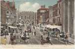 Southampton The High Street Color 20.11.1907 Posted Trams Horses With Carriages A Lot Of People - Southampton