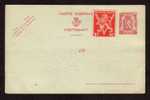 EP N° 132 I  FN  -  NEUVE +  Ajout D'un 1 Fr - Cartes Postales 1934-1951